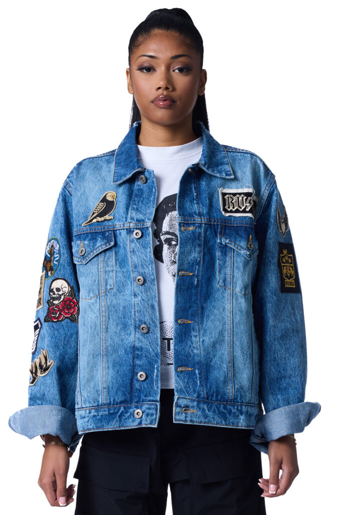 REVENUE LIVE FOREVER DENIM JACKET
