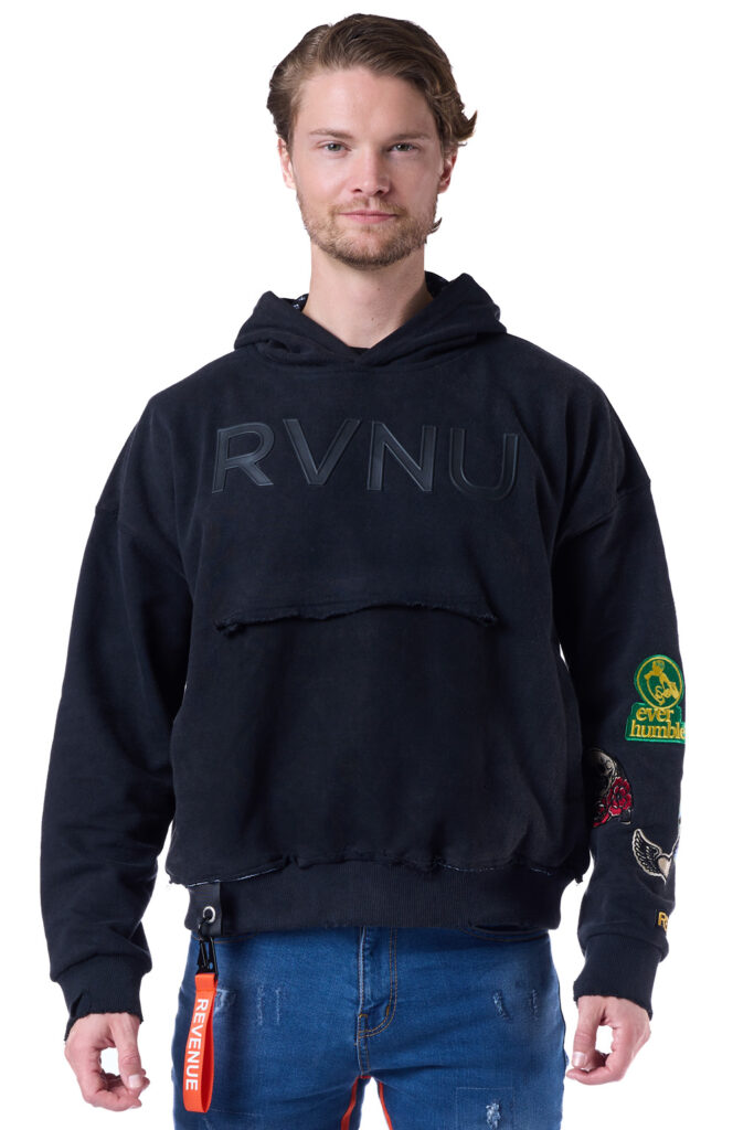 REVENUE DESTRO HOODIE BLACK